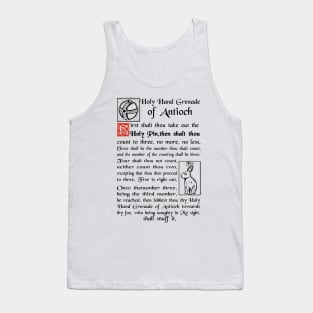 Holy Hand Grenade Of Antioch Tank Top